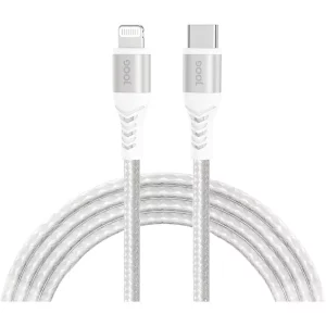 Cabo USB-C para Lightning Joog UCLC-JG 1.2m - Branco
