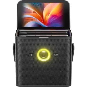Speaker de Karaokê Joog Shell S3 80W Tela 7" 2x Microfones sem fio